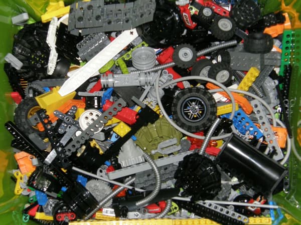 Lego Technic MIX – original bricks, 0.5 kg 0.5kg