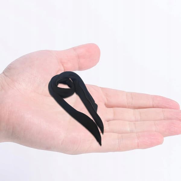 1:6 scale scarf model – Decorative miniature lightweight accessory – Cosplay – Black