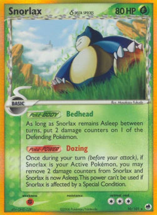 Pokemon Snorlax δ Delta Species