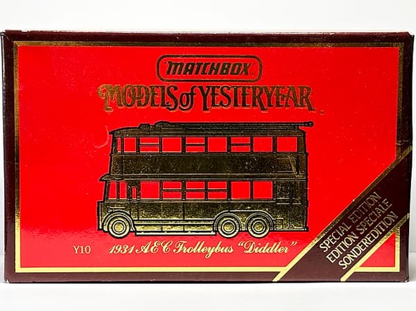 MATCHBOX-MOY No. Y10 1931 DIDDLER TROLLEY BUS (B)