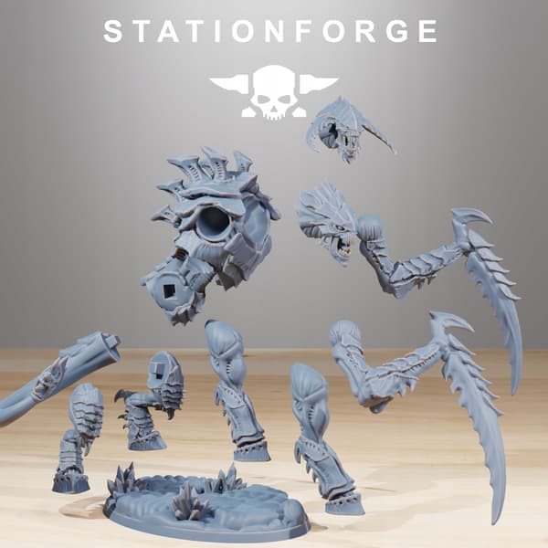 Xenarid Necrothorn – Station Forge – 3D-utskrift