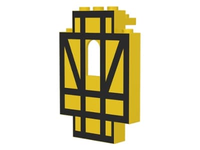 LEGO half-timbered wall panel 4444p03