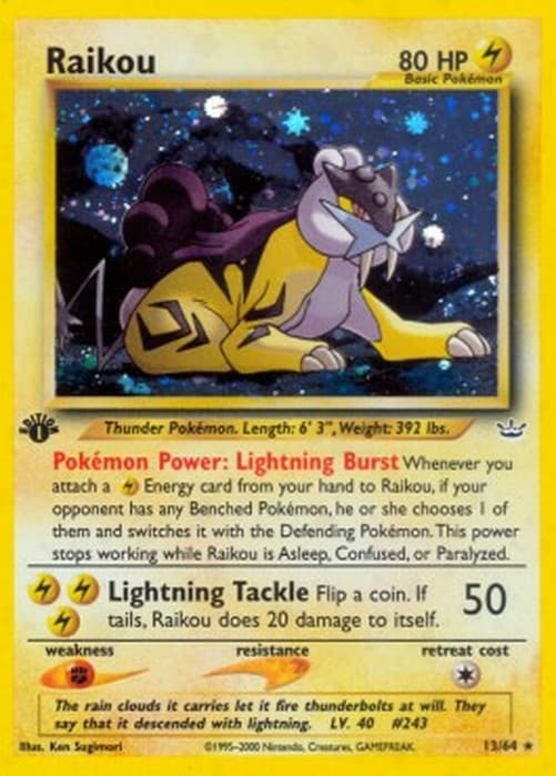 Pokemon TCG Raikou
