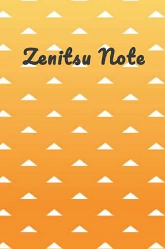 Zenitsu Note: Lined Notebook – Story Journal with half-page picture space, H