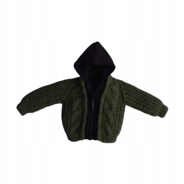 1/12 scale jumper, Winter, Green doll