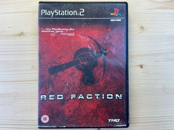 RED FACTION – PS2 game set, in excellent condition