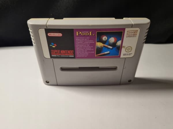 POOL – Original Super Nintendo (SNES) game, cartridge only, in working order.