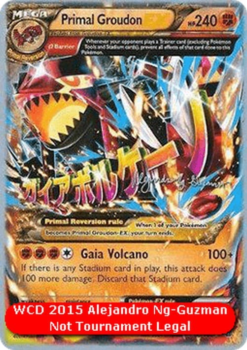Pokemon Primal Groudon EX