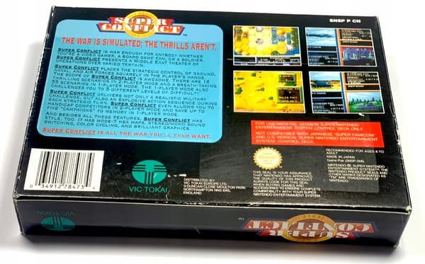 Super Conflict Super Nintendo SNES