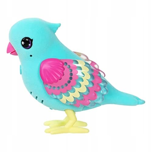 INTERACTIVE SINGING BIRD: It chirps, talks and moves its beak – TURQUOISE PARROT