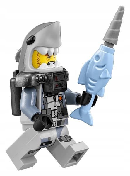 Lego 70609 @@@ SHARK + WEAPON @@@ minifigure from the set