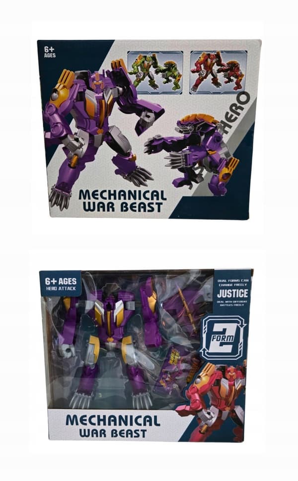 TOY: 2-in-1 Transformer Robot that transforms into a mechanical BESTIOBOT, 20 cm