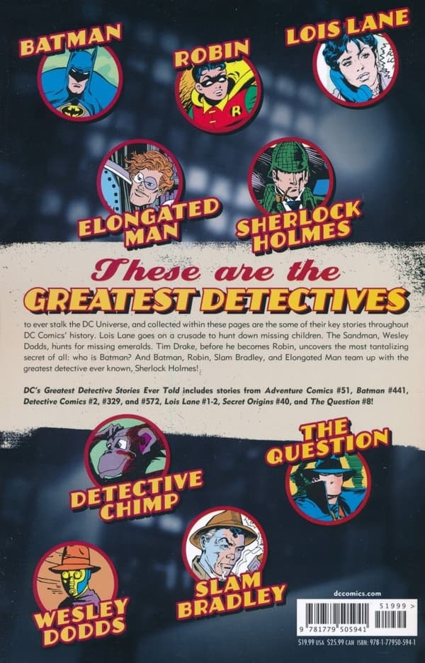 DC’s Greatest Detective Stories Ever Told – Various Authors