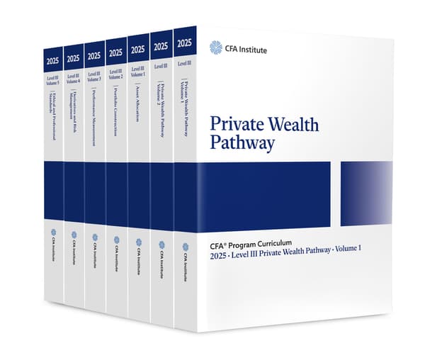 2025 CFA Programme Curriculum Level III Private Wealth Pathway Box Set: Core