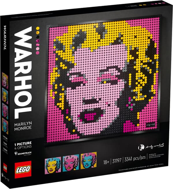 Lego Art Andy: Marilyn Monroe Set 31197 ((((dented box))))