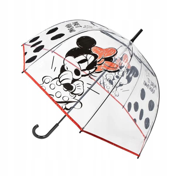 Large see-through parasol, Minnie
