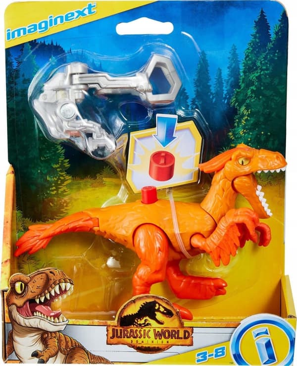 MATTEL JURASSIC WORLD MOVING DINOSAUR PYRAPTOR GVV94