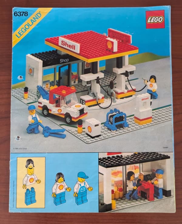 Lego 6378 Shell Petrol Station