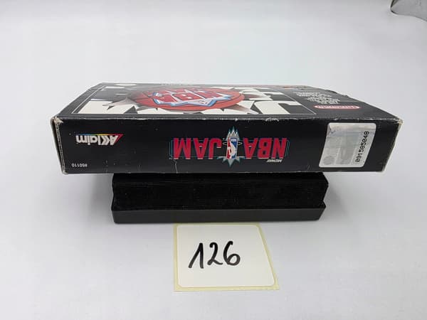 NINTENDO SNES NBA JAM PAL VERSION ORIGINAL CARDBOARD BOX