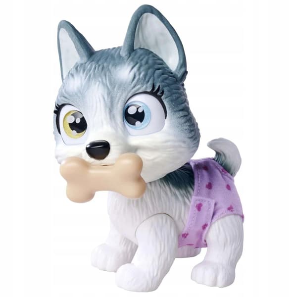 SIMBA PAMPER PETZ HUSKY INTERACTIVE TOY – DOG THAT DRINKS AND URINATES