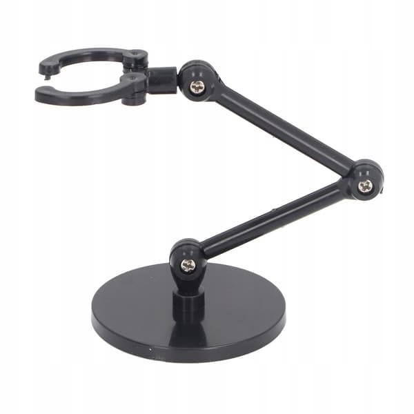 Figurine stand, flexible plastic stand for collectable dolls