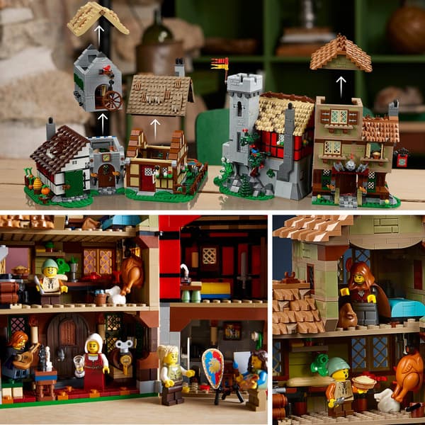 LEGO ICONS CASTLE – MEDIEVAL SQUARE 10332 UNIQUE