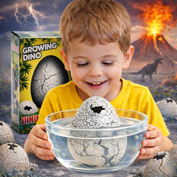 DINOSAUR EGG, HATCHING DINOSAUR, GROWING IN WATER, LARGE XXL, 3+