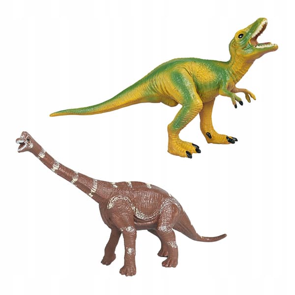 2x Realistic dinosaur figurines Play set Small dinosaur figurines for Style D