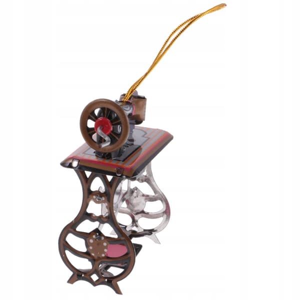 Mini sewing machine Model tin toy Collectables Hanging decoration
