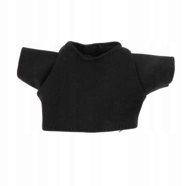 Doll’s clothes Costume accessory, 2 inches long Fancy black backless dress