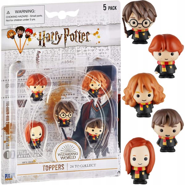Harry Potter Figurine Pencil Caps Set