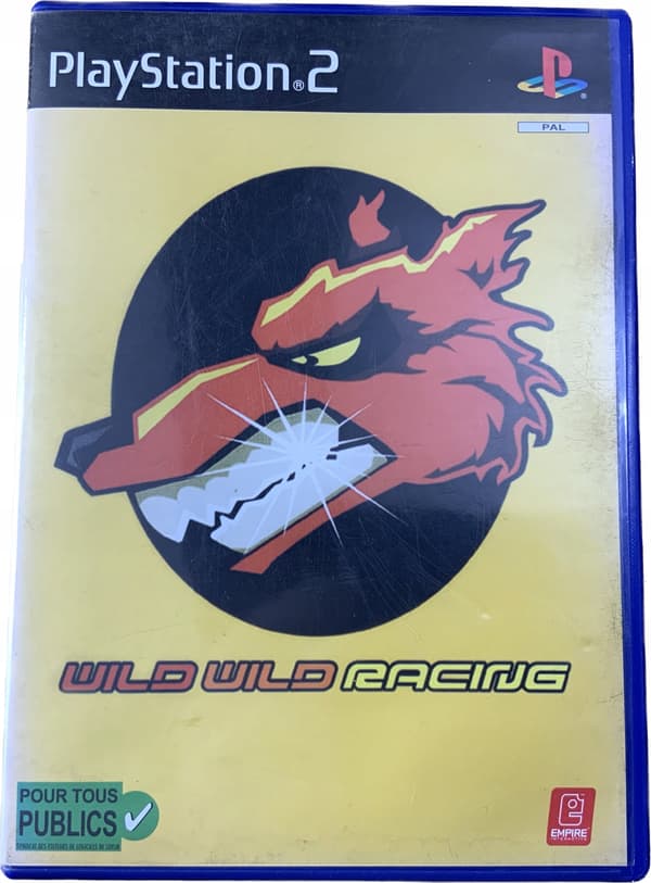 WILD WILD RACING – PS2 game disc, very good+ condition, complete set
