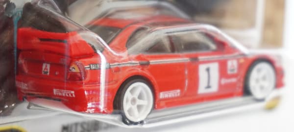 HOT WHEELS MITSUBISHI LANCER EVOLUTION VI THRILL – NEW SPRING-DRIVE CAR