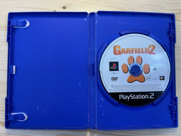 GARFIELD 2 disc, very good condition, PS2