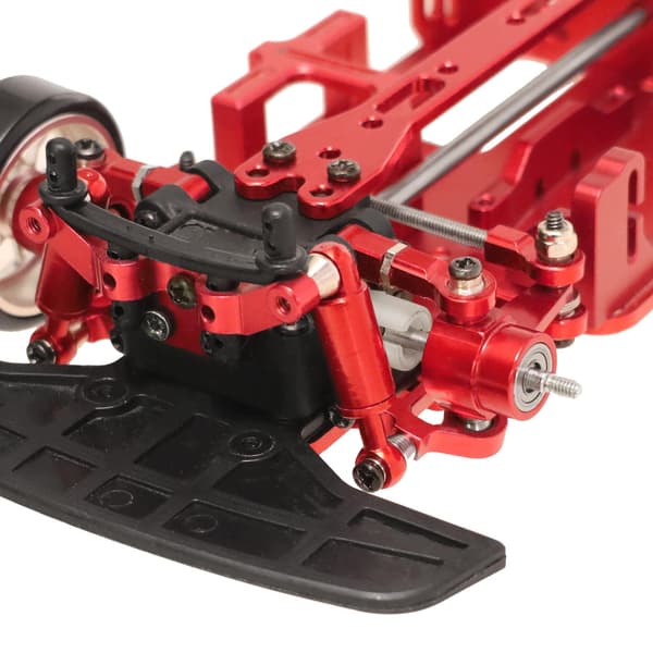 RC Front Steering Cup – Easy to install – High-performance, multi-function, red