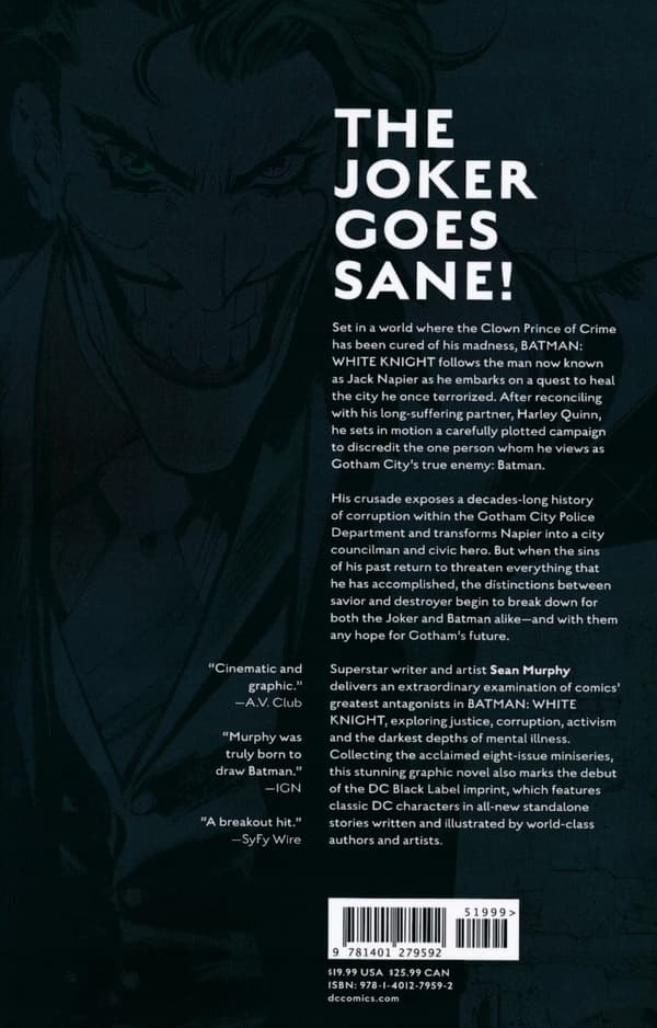 Batman: White Knight – A collaborative work
