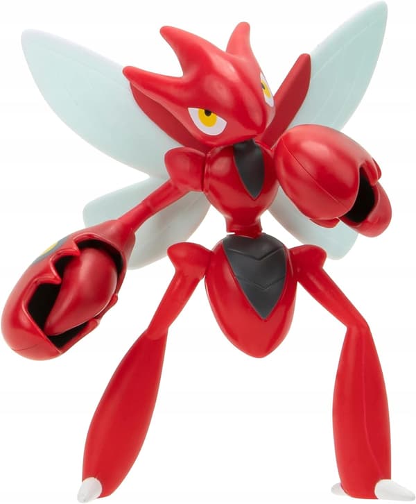 POKEMON Scizor Scherock Cizayox Figure with Attack Function