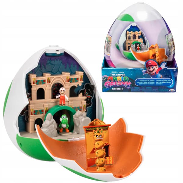 SUPER MARIO GALAXY YOSHI EGG TOY PLAYSET – INTERACTIVE SET, 23 CM
