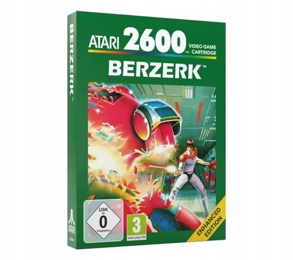 Atari 2600+ game – Atari Berzerk Enhanced Edition – Shooter