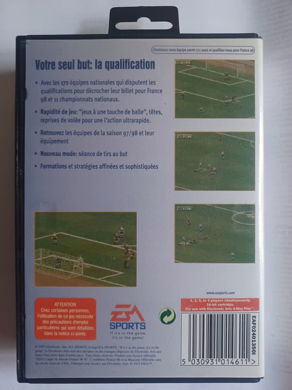 FIFA 98, Sega Mega Drive