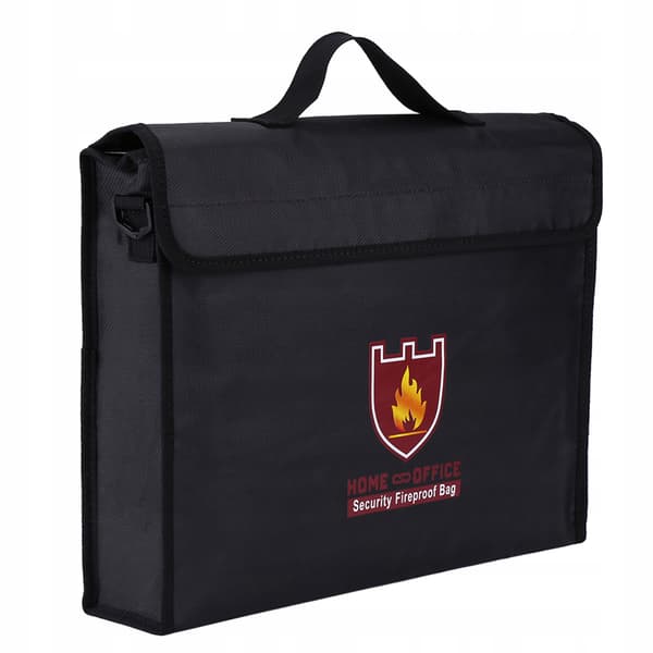 Double-sided fire-resistant bag for documents and cash, designed for LiPo batteries (38 *