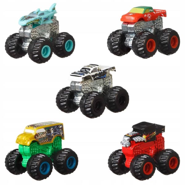 Hot Wheels monster truck, 1:64 scale, multicoloured