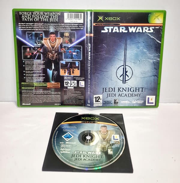 STAR WARS: JEDI KNIGHT – JEDI ACADEMY game for Microsoft Xbox – READ THE DESCRIPTION!