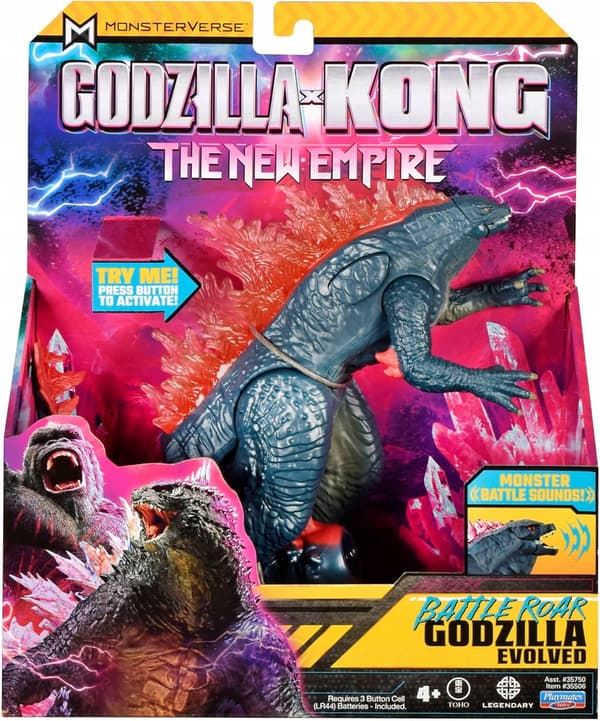 GODZILLA AND KONG GODZILLA EVOLVED FIGURINE 15cm Sound