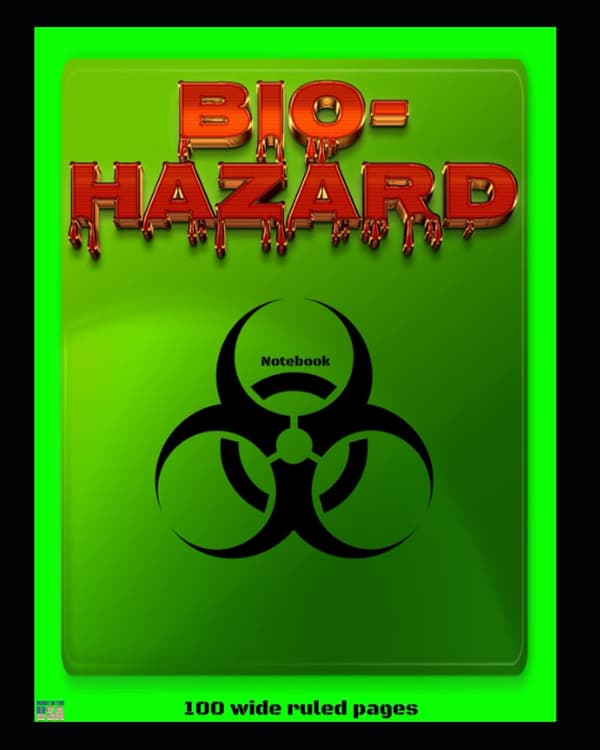Bio-Hazard Notebook: For all your radioactive notes