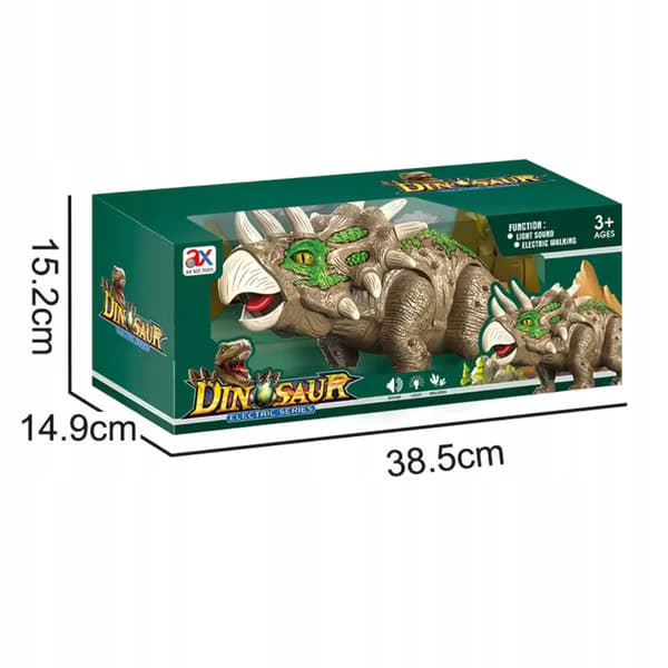 INTERACTIVE DINOSAUR: WALKS, ROARS, GLOWS, MOVING HEAD AND TAIL – PERFECT AS A GIFT