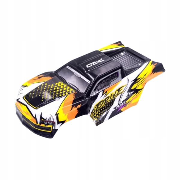 1/16 RC Car Body Shell – Replacement for Yellow Remote-Control Toy Car Model