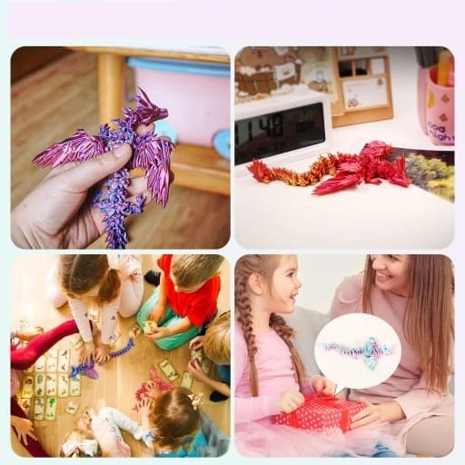 3D Crystal Dragon