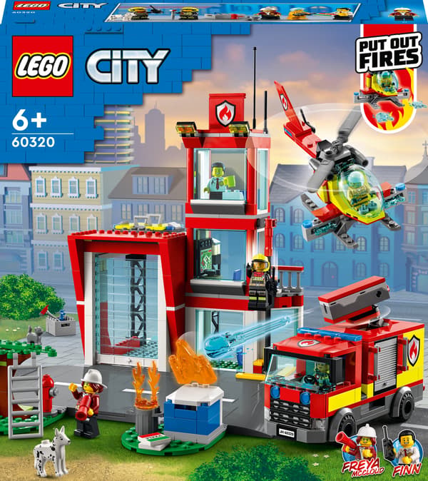 LEGO City 60320 Fire Station and Fire Engine – NEW