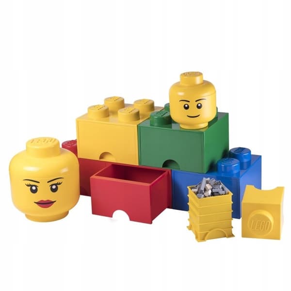 LEGO container – girl’s head, 2 litres, size S